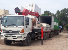 Cho Thuê Xe Cẩu Rút CONTAINER