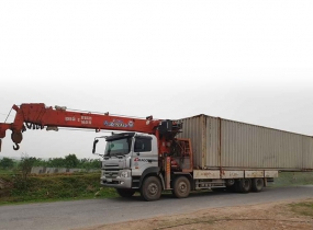 Cho Thuê Xe Cẩu CONTAINER 15 Tấn